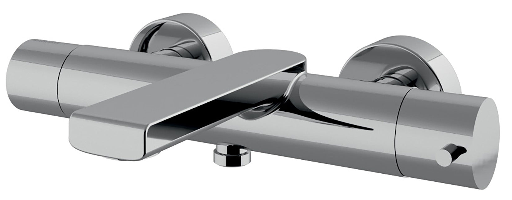 Rubinetterie Treemme 3M Contract Bamboo IT 5050 CC BM ZZ Miscelatore Monocomando Esterno Vasca a Muro Miscelazione Meccanica 2 Fori Stile Moderno Ottone Cromato 