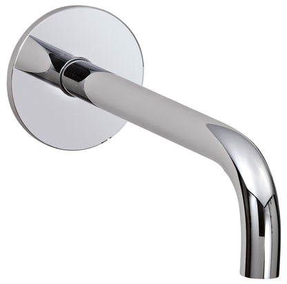 Rubinetterie Treemme 3M Electronic Washbasin Tap IT 7561 CC ZZ ZZ Bocca a Muro 235 mm Getto di Erogazione Uscita Acqua Installazione a Parete Materiale Ottone Finitura Cromata Stile Moderno Monoforo Lunghezza 245 mm Altezza 54 mm