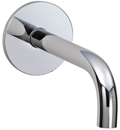Rubinetterie Treemme 3M Electronic Washbasin Tap IT 7563 CC ZZ ZZ Bocca a Muro 175 mm Getto di Erogazione Uscita Acqua Installazione a Parete Materiale Ottone Finitura Cromata Stile Moderno Monoforo Lunghezza 185 mm Altezza 54 mm