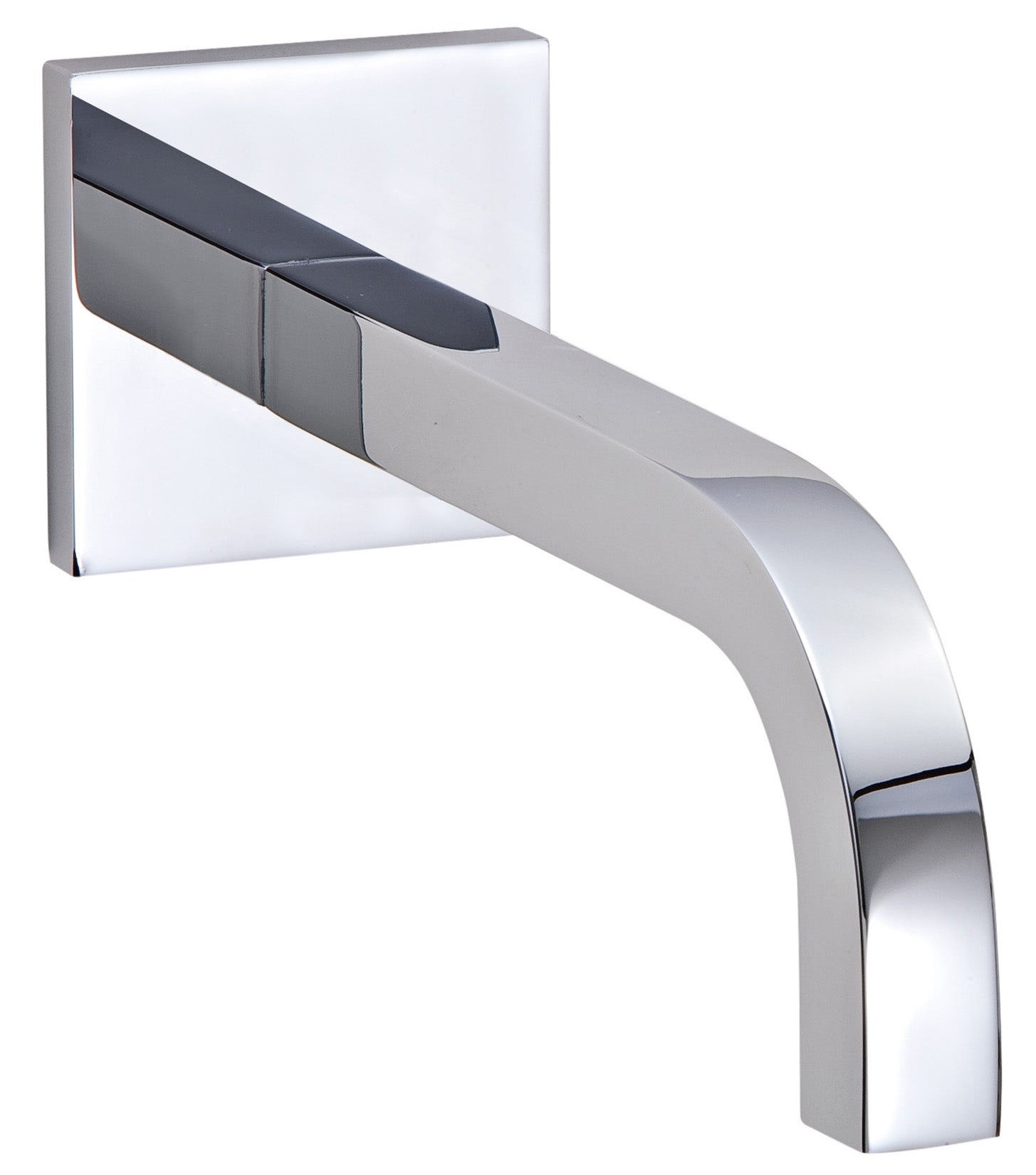 Rubinetterie Treemme 3M Electronic Washbasin Tap IT 7663 CC ZZ ZZ Bocca a Muro 175 mm Getto di Erogazione Uscita Acqua Installazione a Parete Materiale Ottone Finitura Cromata Stile Moderno Forma Quadra Monoforo Lunghezza 185 mm Altezza 52 mm