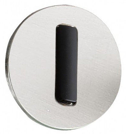 Rubinetterie Treemme 3M Electronic Washbasin Tap RWIT 1395 IS 20 + RWIT 6B95 ZZ 01 Sensore Fotocellula a Infrarossi Da Muro Batteria Standard Solo Acqua Fredda Forma Tonda Monoforo Parte Interna Incasso Esterna Incluse Acciaio Inox Spazzolato Opaco