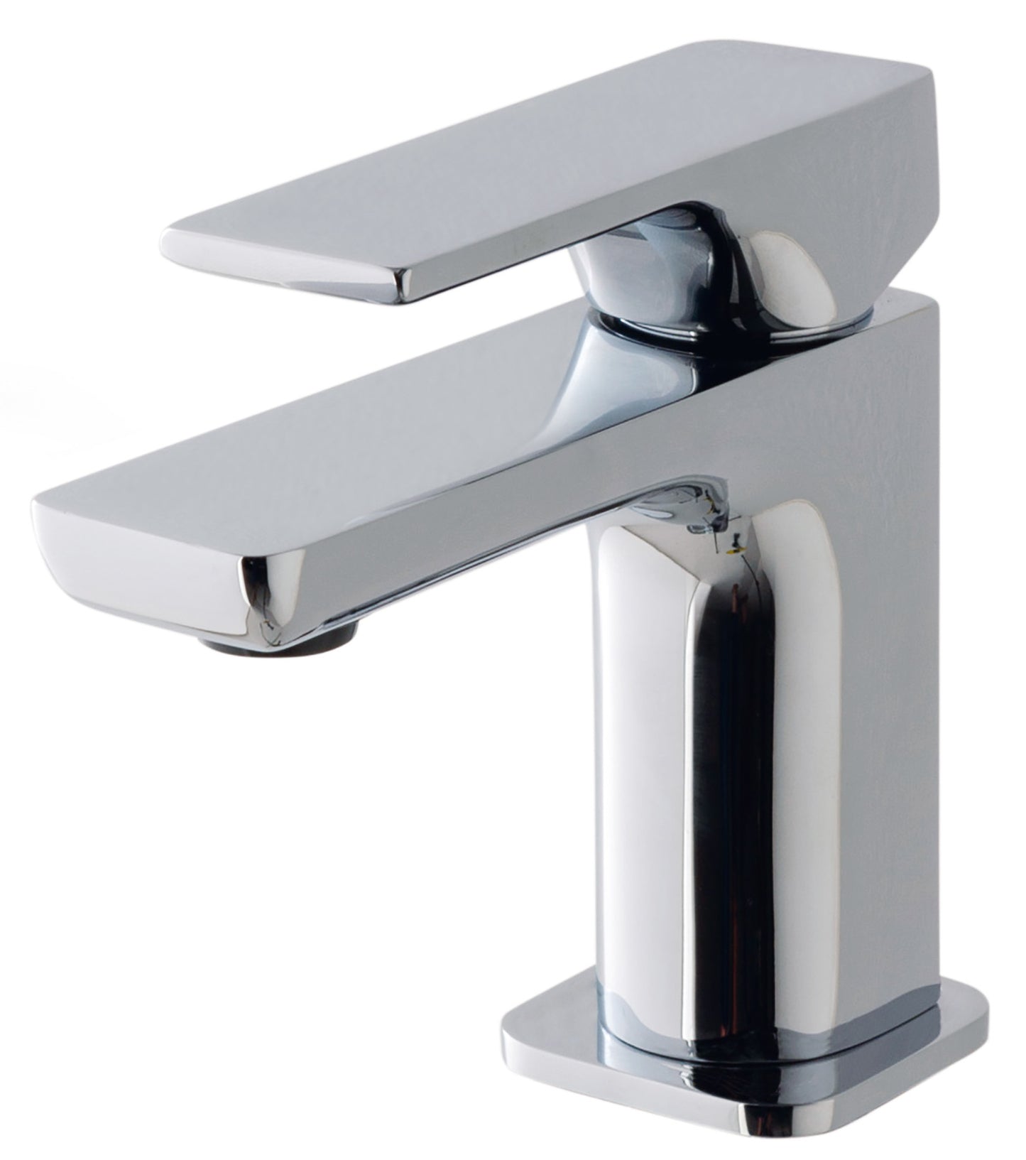 Rubinetterie Treemme 3M Hask IT 6A19 CC HA ZZ Rubinetto Lavabo Solo Acqua Fredda Appoggio Monocomando 1 Leva Monoforo Areatore Orientabile Materiale Ottone Finitura Cromato Stile Moderno Altezza 105 mm Lunghezza 136 mm