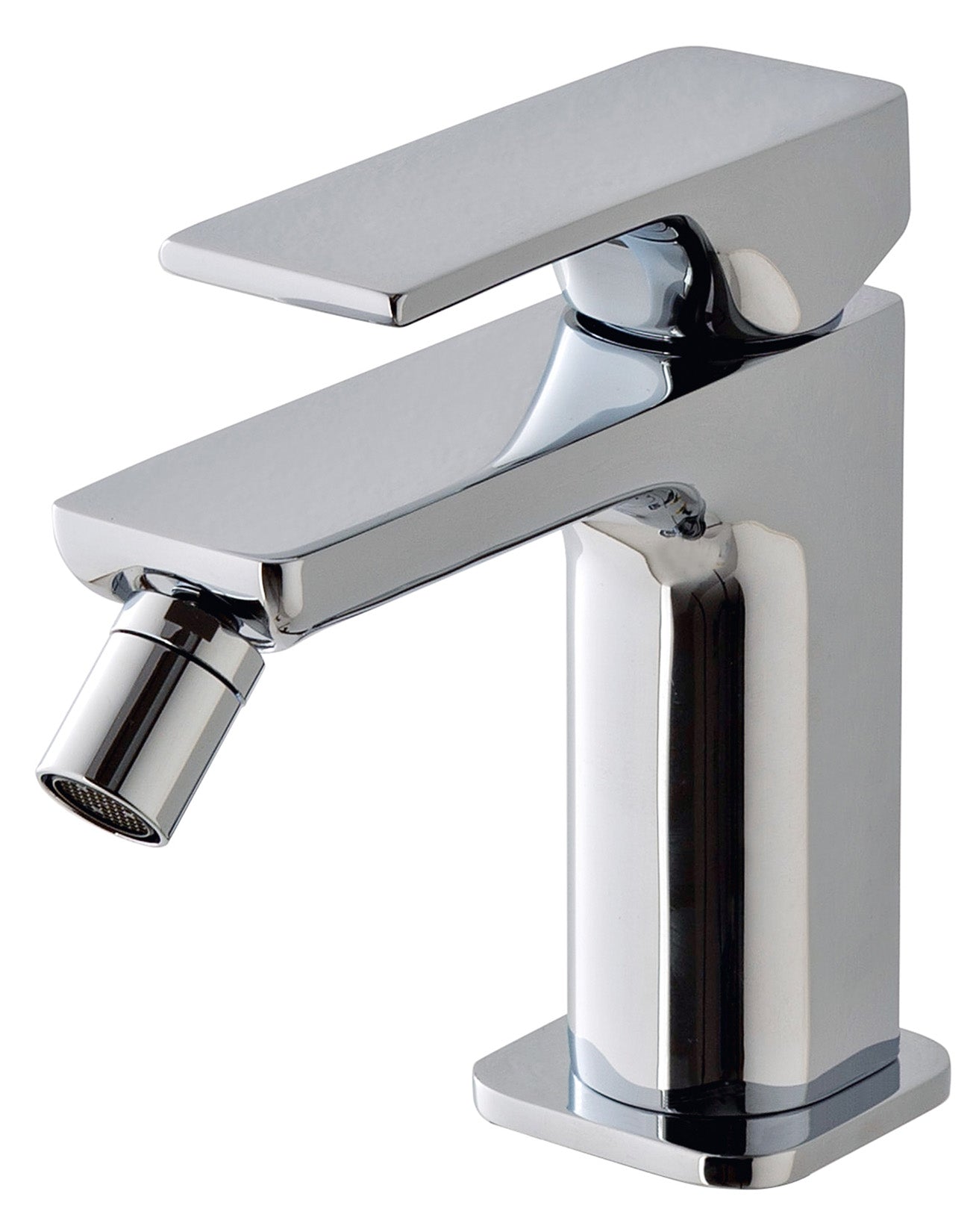 Rubinetterie Treemme 3M Hask IT 6A22 CC HA ZZ Miscelatore Bidet Monoforo Monocomando Appoggio 1 Leva Stile Moderno Altezza 130 mm Lunghezza 146 mm Areatore Orientabile Senza Piletta Di Scarico Materiale Ottone Finitura Cromato