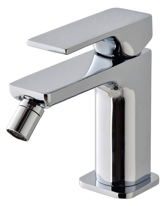 Rubinetterie Treemme 3M Hask IT 6A22 CC HA ZZ Miscelatore Bidet Monoforo Monocomando Appoggio 1 Leva Stile Moderno Altezza 130 mm Lunghezza 146 mm Areatore Orientabile Senza Piletta Di Scarico Materiale Ottone Finitura Cromato