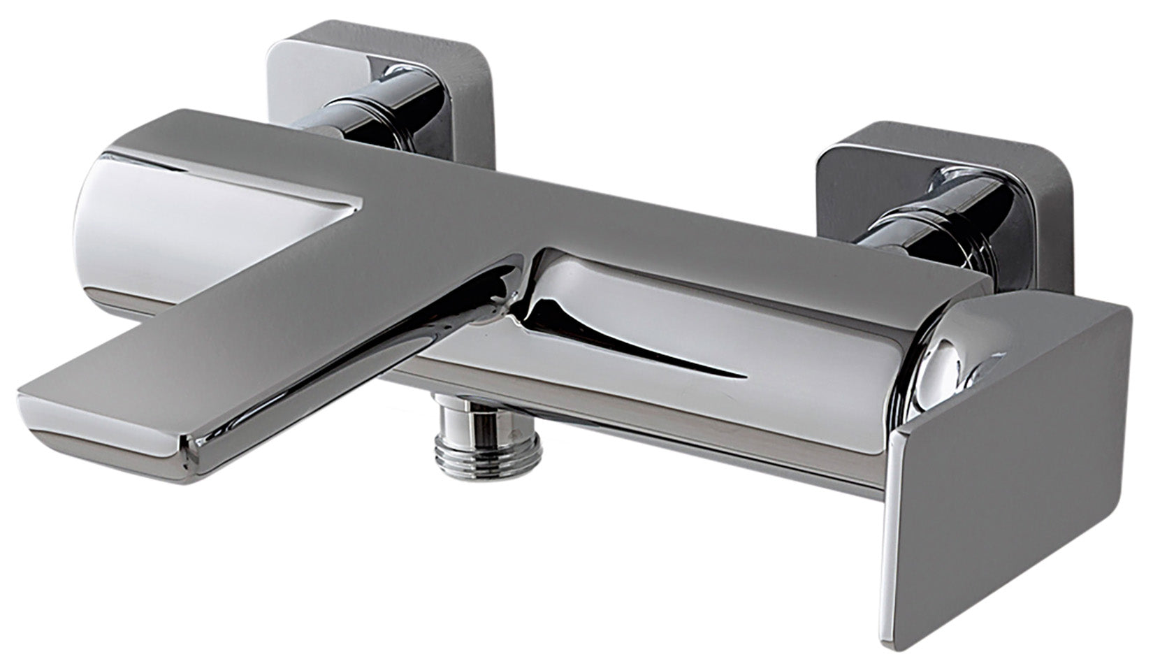 Rubinetterie Treemme 3M Hask IT 6A50 CC HA ZZ Miscelatore Gruppo Vasca Esterno Muro Monocomando Meccanico Senza Set Doccia 2 Fori Ottone Cromato 1 Leva Stile Moderno