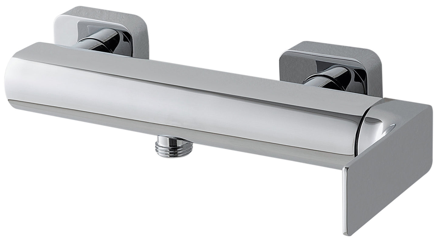 Rubinetterie Treemme 3M Hask IT 6A56 CC HA ZZ Miscelatore Meccanico Monocomando Esterno Doccia Muro 1 Via 2 Fori 1 Leva Materiale Ottone Finitura Cromata