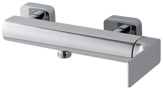 Rubinetterie Treemme 3M Hask IT 6A56 CC HA ZZ Miscelatore Meccanico Monocomando Esterno Doccia Muro 1 Via 2 Fori 1 Leva Materiale Ottone Finitura Cromata