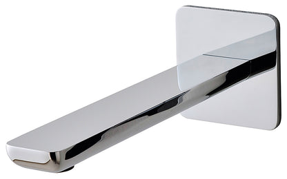 Rubinetterie Treemme 3M Hask IT 6A63 CC ZZ ZZ Bocca a Muro 183 mm Getto Erogazione Uscita Acqua Installazione Parete Materiale Ottone Finitura Cromata Stile Moderno Areatore Orientabile Monoforo Lunghezza 208 mm Portata Acqua 6 Litri Al Minuto