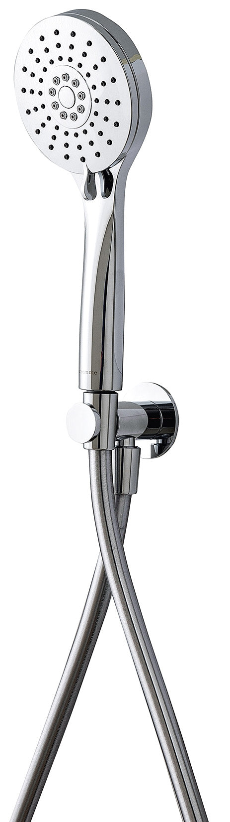 Rubinetterie Treemme 3M Hask RWIT 2705 CC 75 Duplex Presa Acqua Kit Gancio Ottone Flessibile PVC E Doccetta In ABS Forma Tonda Finitura Cromata Portata 8 Litri Al Minuto