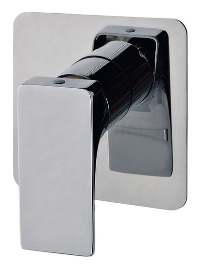 Rubinetterie Treemme 3M Hask RWIT 6AC8 CC 03 + RWIT 51A8 ZZ 03 Miscelatore Monocomando Remoto Lavabo Doccia Incasso Muro Meccanico 1 Uscita Senza Piastra Monoforo 1 Manopola Materiale Ottone Finitura Cromata Parte Interna Esterna Incluse