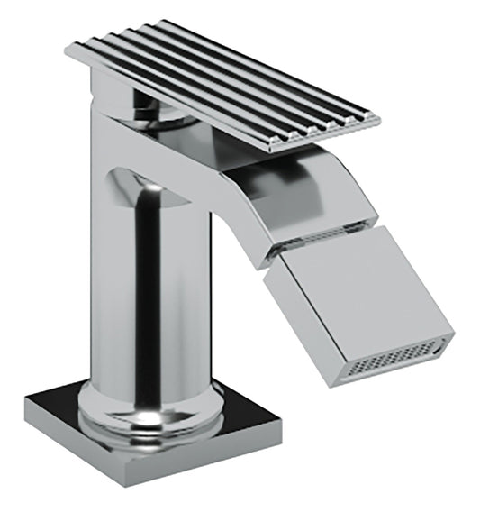 Rubinetterie Treemme 3M Ios IT 2A22 CC RM CS Miscelatore Bidet Monoforo Monocomando Appoggio 1 Leva Stile Moderno Altezza 126 mm Lunghezza 114 mm Senza Piletta Di Scarico Materiale Ottone Finitura Cromato Areatore Orientabile