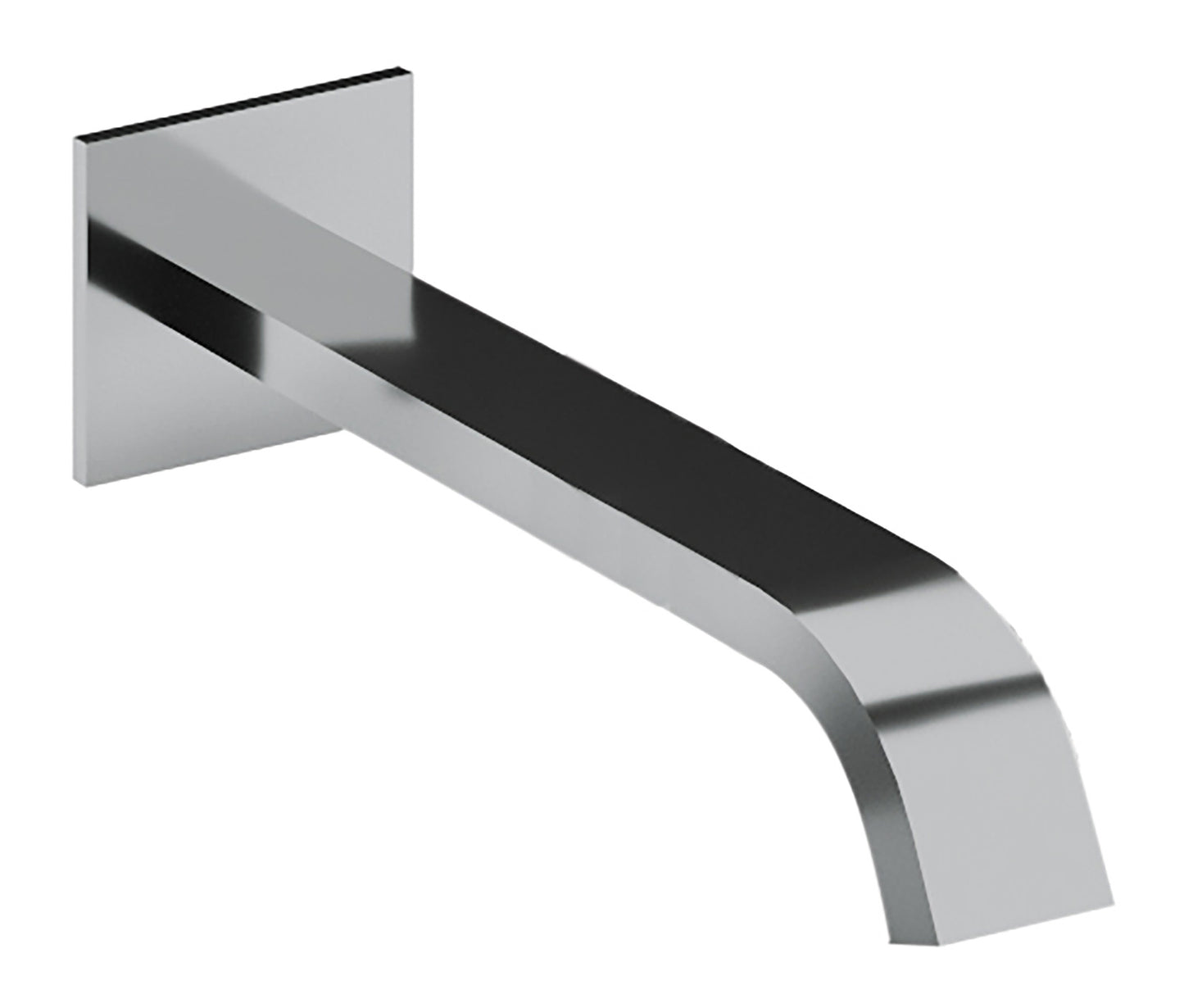 Rubinetterie Treemme 3M Ios IT 2A61 CC ZZ HF Bocca a Muro Per Vasca 220 mm Getto Erogazione Uscita Acqua Installazione Parete Materiale Ottone Finitura Cromata Stile Moderno Monoforo Lunghezza 227 mm Portata Acqua 20 Litri Al Minuto