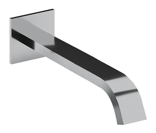 Rubinetterie Treemme 3M Ios IT 2A61 CC ZZ HF Bocca a Muro Per Vasca 220 mm Getto Erogazione Uscita Acqua Installazione Parete Materiale Ottone Finitura Cromata Stile Moderno Monoforo Lunghezza 227 mm Portata Acqua 20 Litri Al Minuto