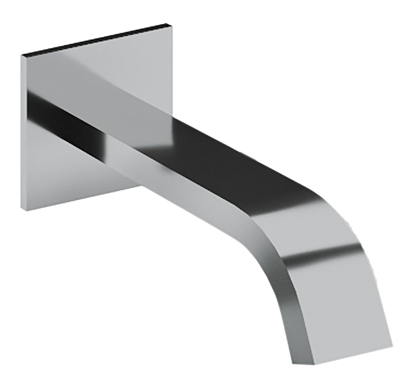 Rubinetterie Treemme 3M Ios IT 2A63 CC ZZ HF Bocca a Muro Per Vasca 175 mm Getto Erogazione Uscita Acqua Installazione Parete Materiale Ottone Finitura Cromata Stile Moderno Monoforo Lunghezza 182 mm Portata Acqua 20 Litri Al Minuto