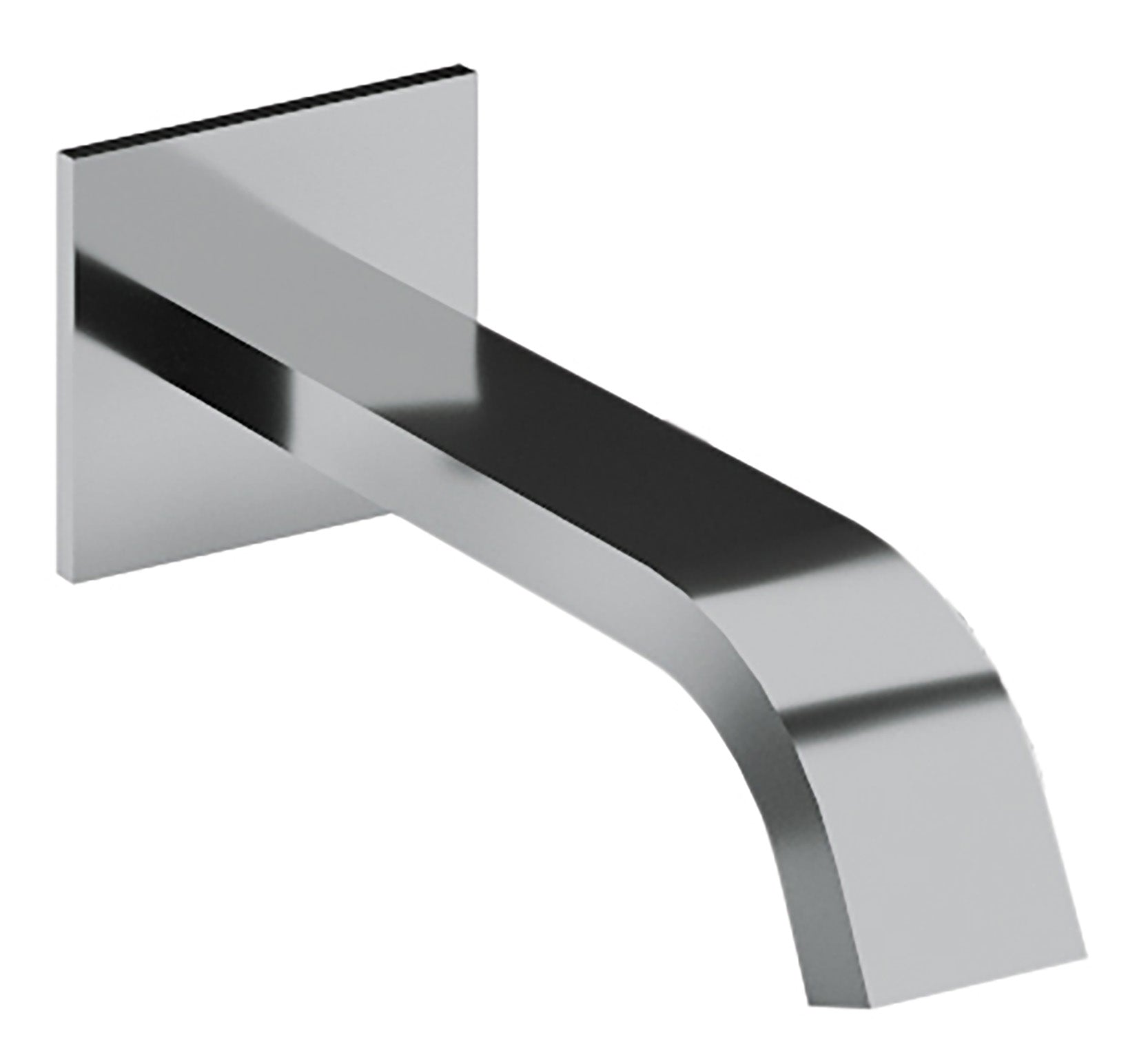 Rubinetterie Treemme 3M Ios IT 2A63 CC ZZ HF Bocca a Muro Per Vasca 175 mm Getto Erogazione Uscita Acqua Installazione Parete Materiale Ottone Finitura Cromata Stile Moderno Monoforo Lunghezza 182 mm Portata Acqua 20 Litri Al Minuto