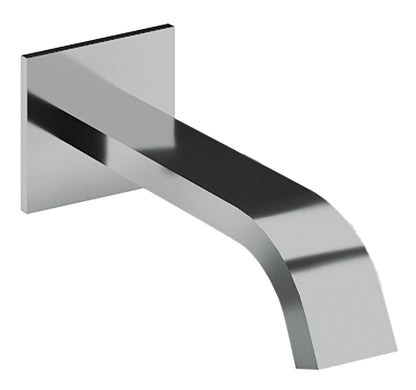 Rubinetterie Treemme 3M Ios IT 2A63 CC ZZ HF Bocca a Muro Per Vasca 175 mm Getto Erogazione Uscita Acqua Installazione Parete Materiale Ottone Finitura Cromata Stile Moderno Monoforo Lunghezza 182 mm Portata Acqua 20 Litri Al Minuto