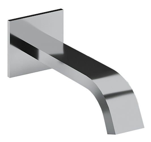 Rubinetterie Treemme 3M Ios IT 2A63 CC ZZ HF Bocca a Muro Per Vasca 175 mm Getto Erogazione Uscita Acqua Installazione Parete Materiale Ottone Finitura Cromata Stile Moderno Monoforo Lunghezza 182 mm Portata Acqua 20 Litri Al Minuto