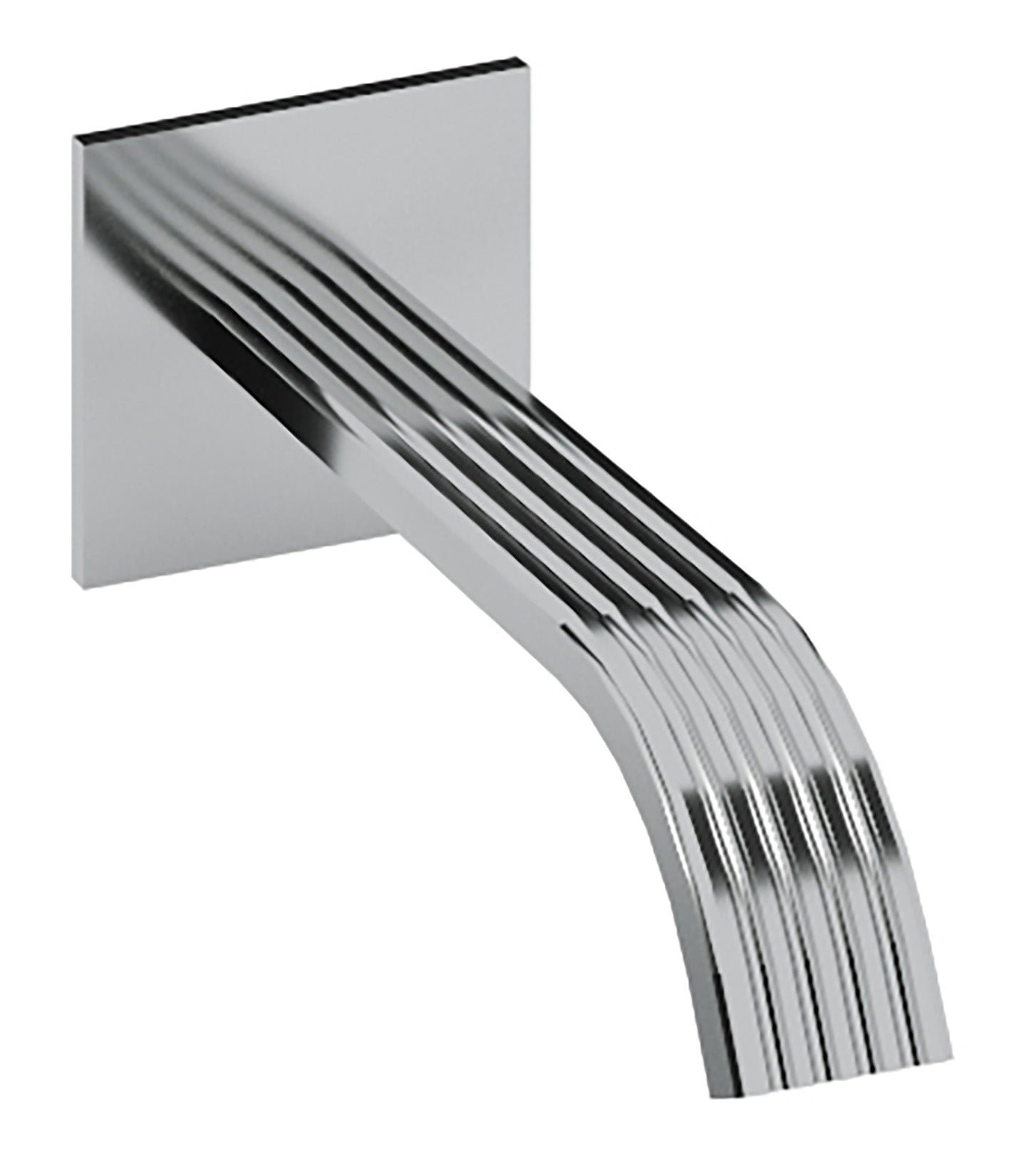 Rubinetterie Treemme 3M Ios IT 2A63 CC ZZ ZZ Bocca Muro 185 mm Getto Erogazione Uscita Acqua Installazione Parete Materiale Ottone Finitura Cromata Stile Moderno Monoforo Lunghezza 190 mm Portata Acqua 6 Litri Al Minuto