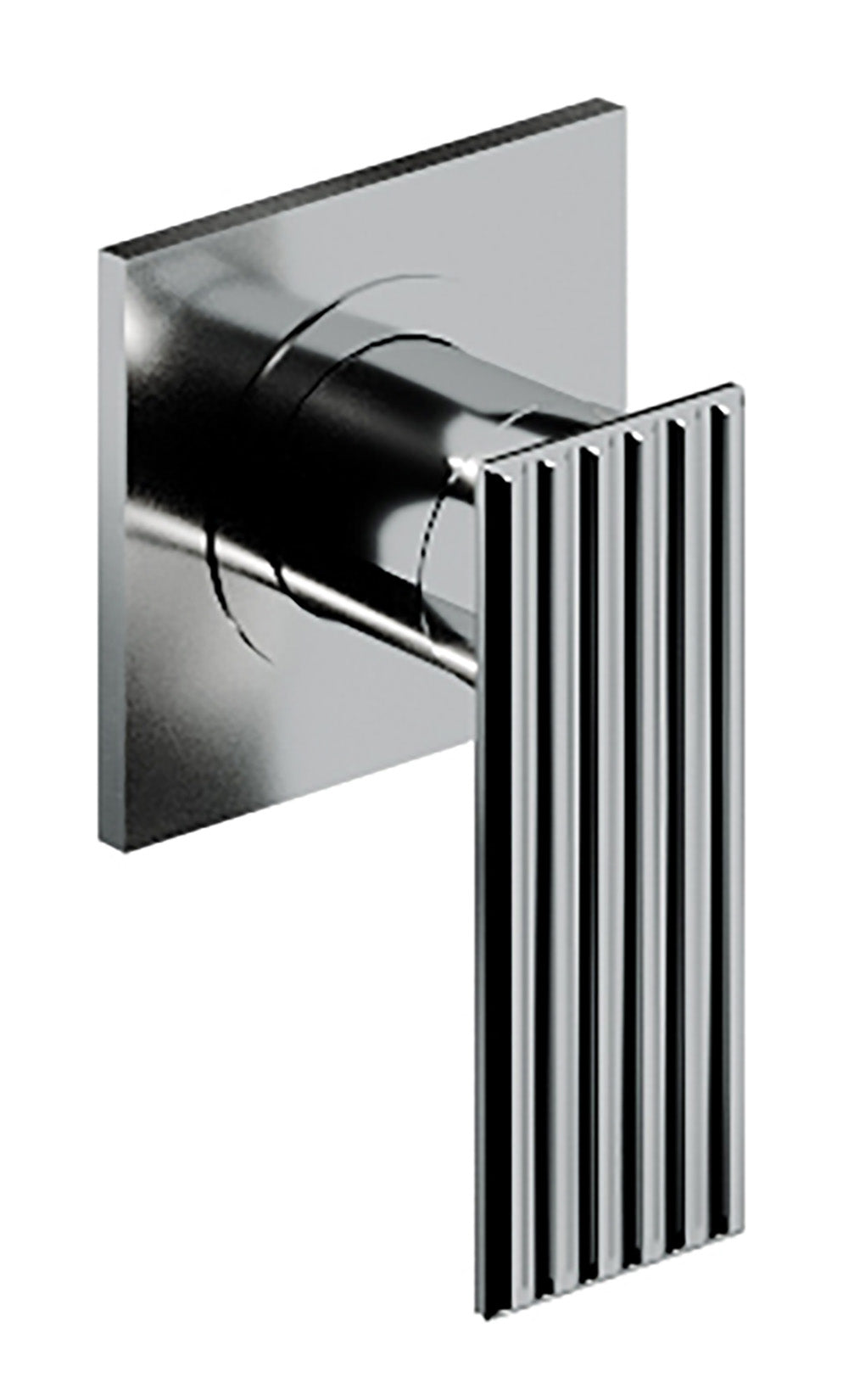 Rubinetterie Treemme 3M Ios RWIT 2AC8 CC 02 + RWIT 51A8 ZZ 03 Miscelatore Monocomando Remoto Lavabo / Doccia Incasso a Parete Forma Quadra Monoforo 1 Leva Stile Moderno Materiale Ottone Finitura Cromata Parte Interna Esterna Incluse