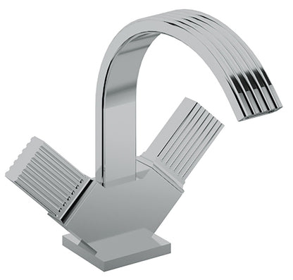 Rubinetterie Treemme 3M Kea IT 7A24 CC KO ZZ Miscelatore Monoforo Bidet Appoggio 2 Manopole in Ottone Stile Moderno Altezza 210 mm Lunghezza 194 mm Senza Piletta Di Scarico Materiale Ottone Finitura Cromato 