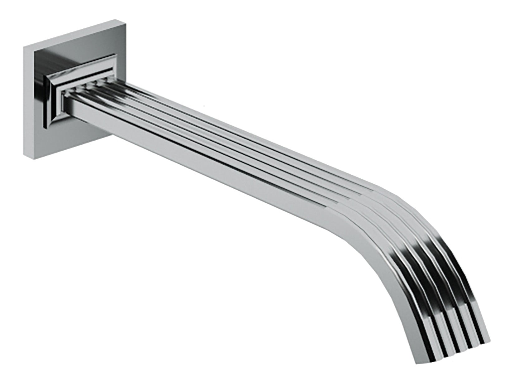 Rubinetterie Treemme 3M Kea IT 7A61 CC ZZ ZZ Bocca Muro 233 mm Getto Erogazione Uscita Acqua Installazione Parete Materiale Ottone Finitura Cromata Stile Moderno Monoforo Lunghezza 240 mm Portata Acqua 6 Litri Al Minuto