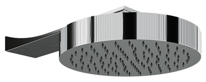 Rubinetterie Treemme 3M Kea IT RTBR 380 CC Soffione Doccia A Parete Anticalcare Tondo Diametro Ø 300 mm In Metallo Getto a Pioggia Cromo Con Braccio Lunghezza 400 mm Materiale Ottone Finitura Cromato Stile Moderno