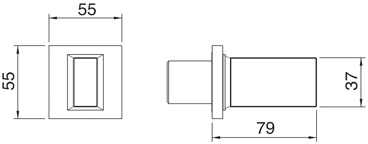 Rubinetterie Treemme 3M Kea RWIT 7A40 CC K1 + RWIT 7A40 ZZ 01 Rubinetto D'Arresto 1/2” Monoforo Installazione Parete 1 Manopola In Marmo Avorio Segesta Materiale Ottone Finitura Cromata Parte Interna Esterna Incluse