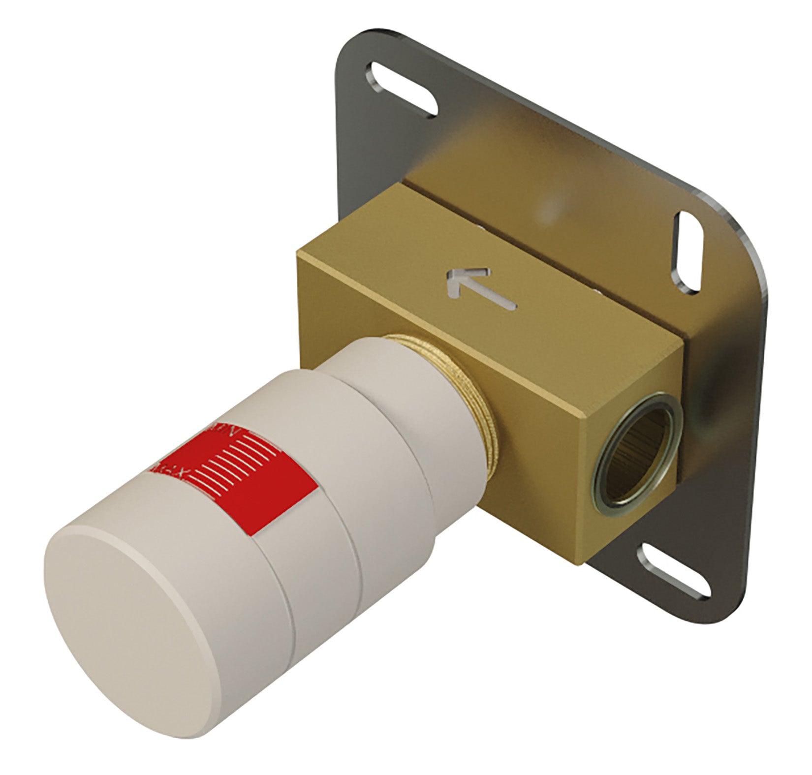 Rubinetterie Treemme 3M Kea RWIT 7A40 CC RO + RWIT 7A40 ZZ 01 Rubinetto D'Arresto 1/2” Monoforo Installazione Parete 1 Manopola In Cristallo Trasparente Materiale Ottone Finitura Cromata Parte Interna Esterna Incluse