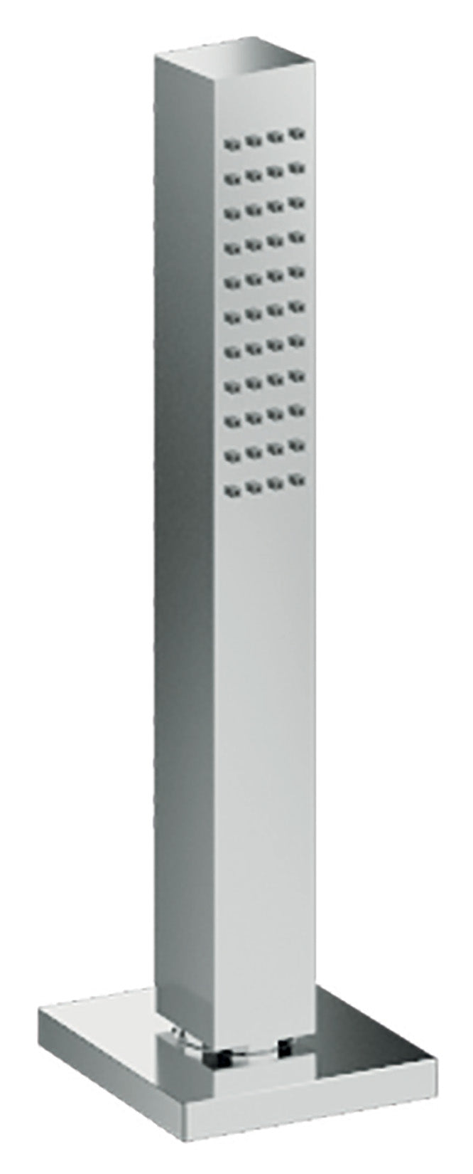 Rubinetterie Treemme 3M Kea RWIT 7A68 CC 05 Doccetta Estraibile a Mano Bordo Vasca Ad Appoggio Altezza 225 mm Forma Quadra Stilo Materiale Metallo Finitura Cromata Flessibile PVC 1,5 Metri Stile Moderno Uscita Acqua Pioggia Portata Acqua 8 Litri Al Minuto