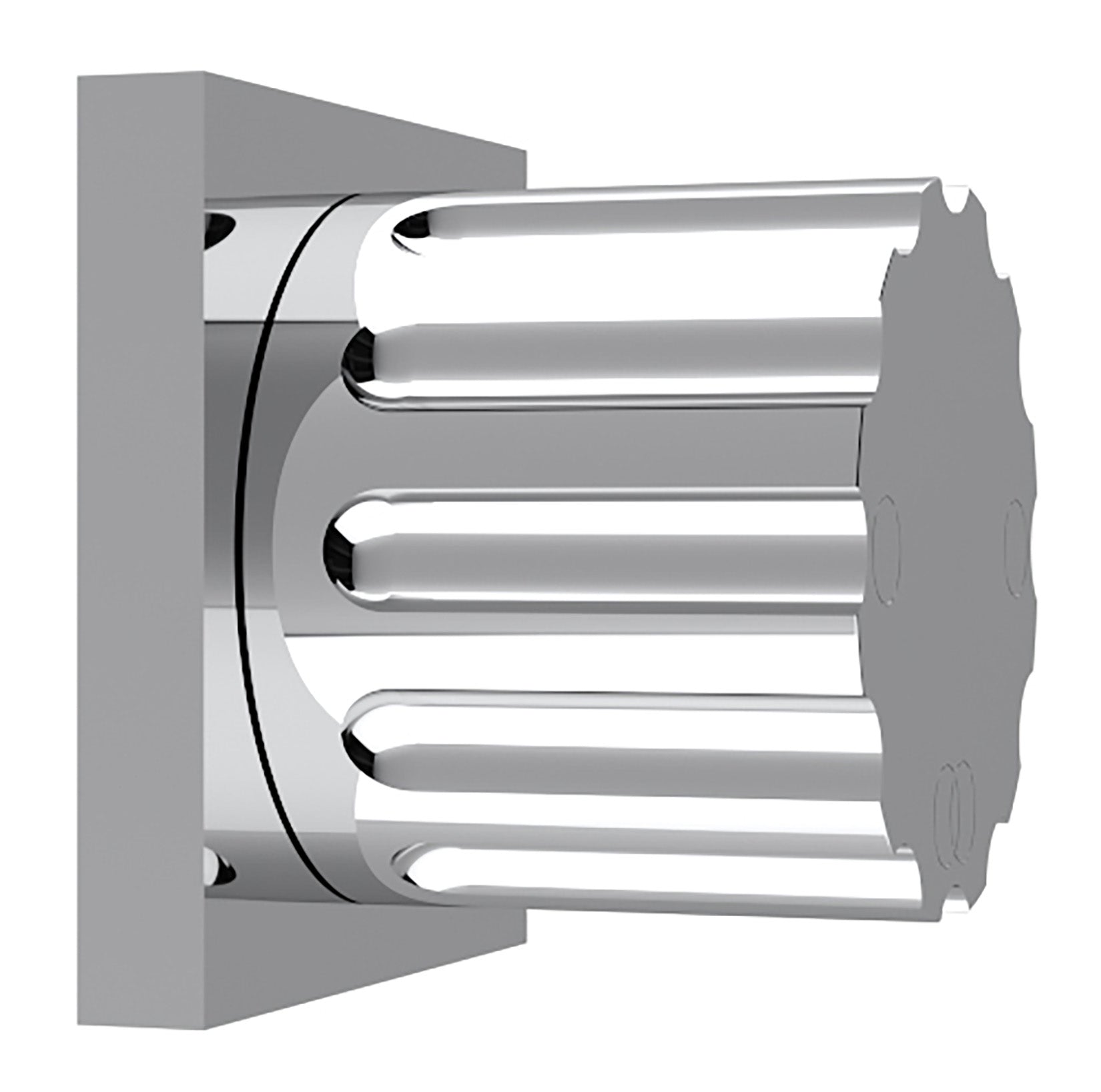 Rubinetterie Treemme 3M Kea RWIT 7AD5 CC 01 + RWIT 7AD5 ZZ 01 Rubinetto D'Arresto Deviatore Incasso 2 Uscite Monoforo Installazione Parete 1 Manopola Materiale Ottone Finitura Cromata Parte Interna Esterna Incluse