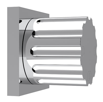 Rubinetterie Treemme 3M Kea RWIT 7AD5 CC 01 + RWIT 7AD5 ZZ 01 Rubinetto D'Arresto Deviatore Incasso 2 Uscite Monoforo Installazione Parete 1 Manopola Materiale Ottone Finitura Cromata Parte Interna Esterna Incluse