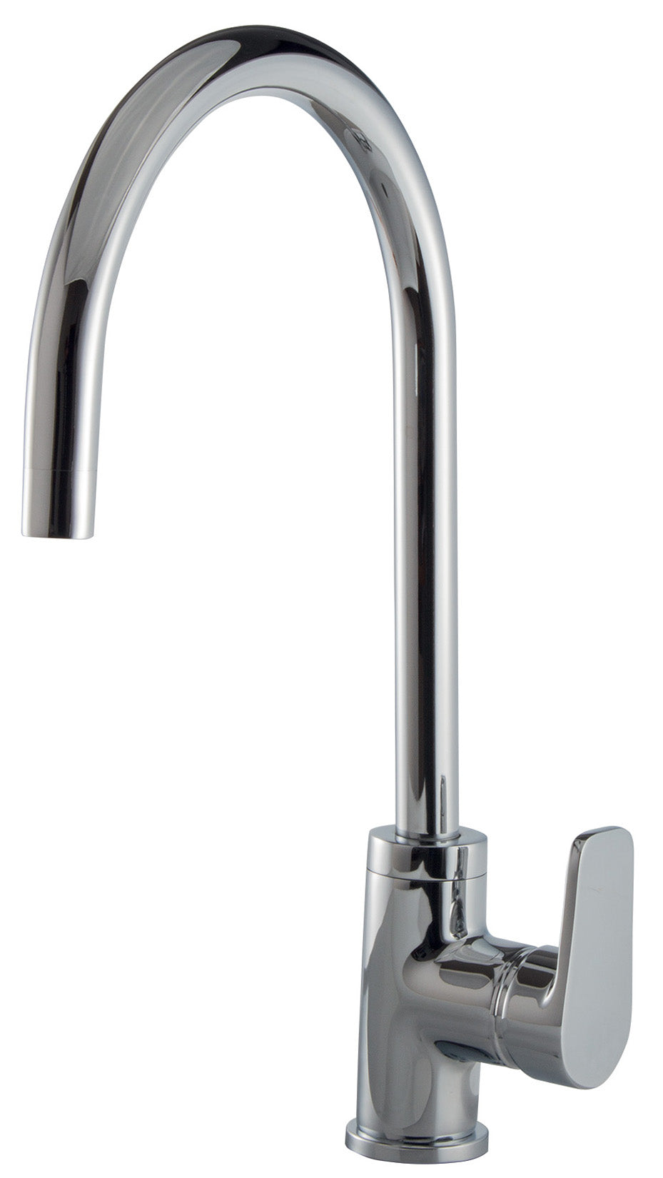 Rubinetterie Treemme 3M Contract Kitchen S IT 4933 CC KP ZZ Miscelatore Monocomando Lavello Per Cucina Lavanderia Lavatoi Appoggio 1 Leva Monoforo Miscelazione Meccanica Stile Moderno Collo Girevole Altezza 400 mm Lunghezza 250 mm Ottone Cromato