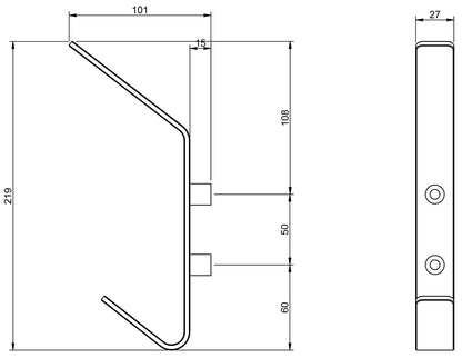 Rubinetterie Treemme 3M Nanotech RWIT 5447 NN 06 + RWIT 5447 CC 03 + IT RTFL 501 CC Kit Gancio Fisso Ottone Acciaio Flessibile PVC 1,5 Metri Metallizzato Doccetta Anticalcare a Mano Metallo Forma Tonda Finitura Cromata Nero Opaco Portata 9 Litri Al Minuto