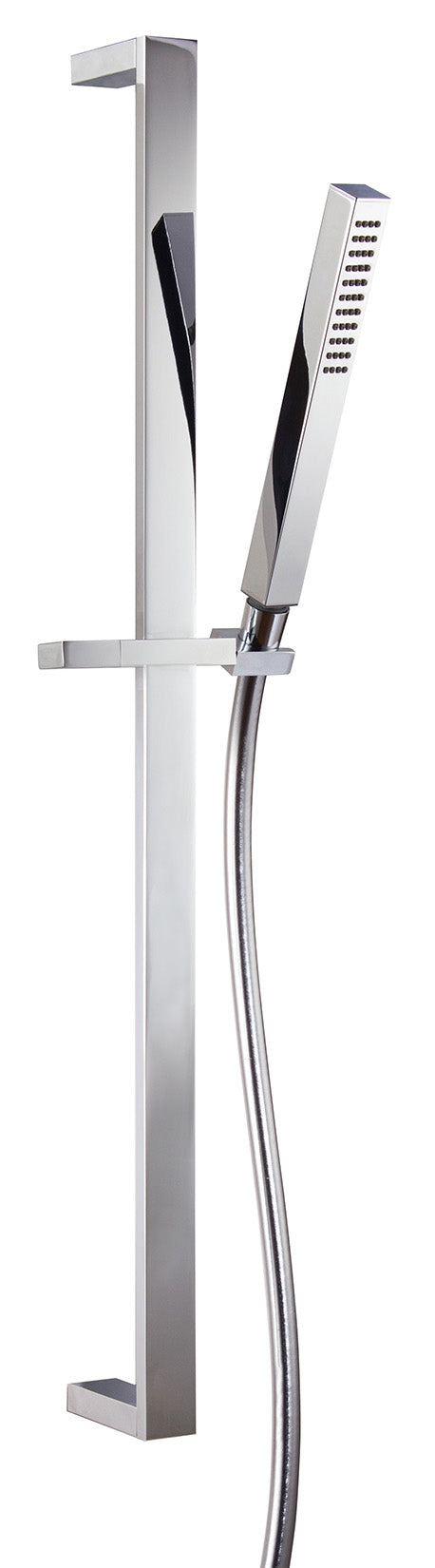 Rubinetterie Treemme 3M Pa36 IT 0411 CC ZZ ZZ Kit Asta Saliscendi Con Doccetta In Metallo e Flessibile in PVC Senza Presa Acqua Finitura Cromata Portata 8 Litri Al Minuto