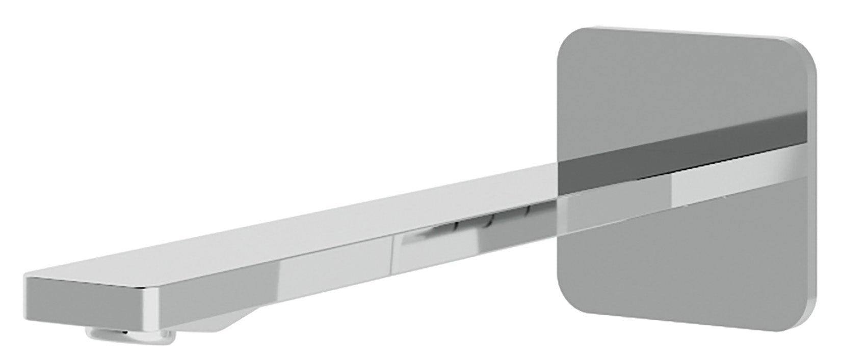 Rubinetterie Treemme 3M Pa36 IT 8B61 CC ZZ HF Bocca a Muro Per Vasca 235 mm Getto Erogazione Uscita Acqua Installazione Parete Materiale Ottone Finitura Cromata Stile Moderno Monoforo Lunghezza 252 mm Portata Acqua 22 Litri Al Minuto