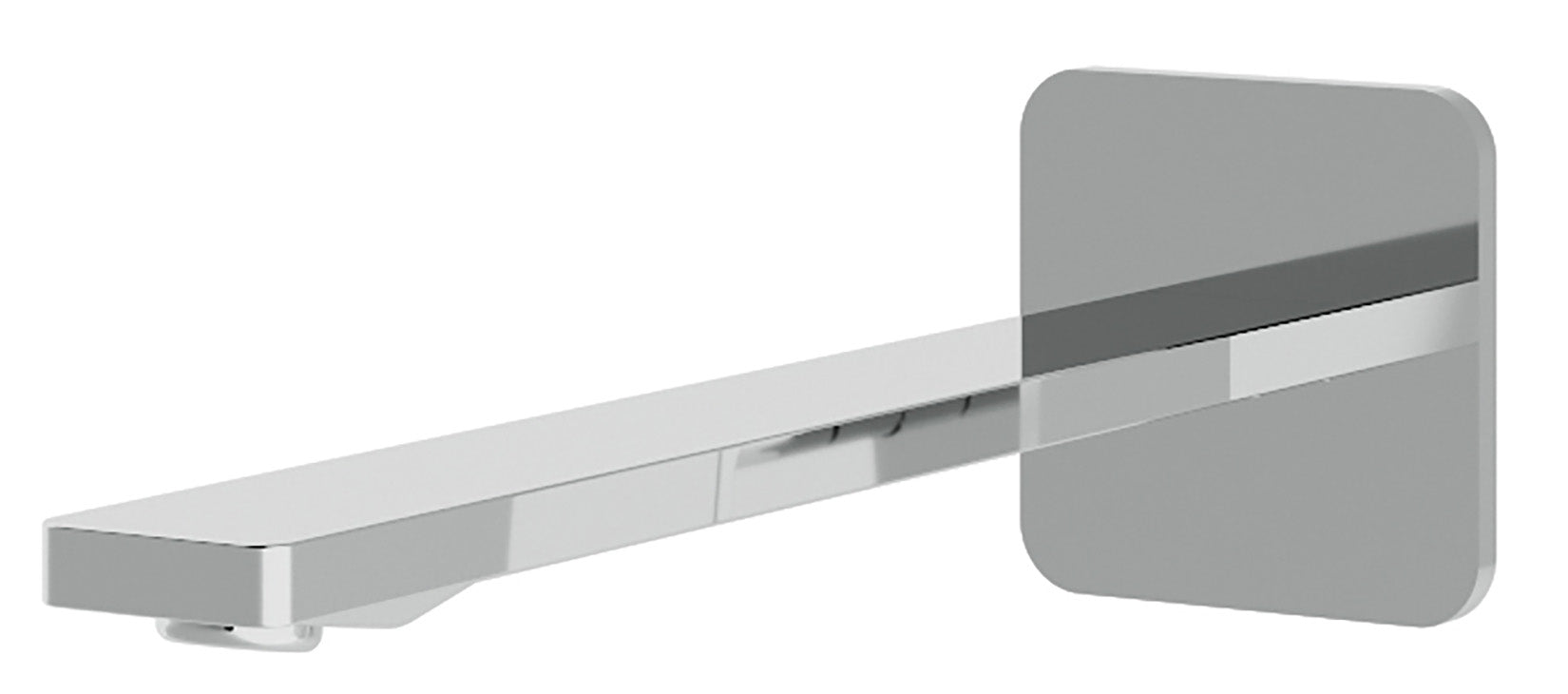 Rubinetterie Treemme 3M Pa36 IT 8B63 CC ZZ HF Bocca a Muro Per Vasca 185 mm Getto Erogazione Uscita Acqua Installazione Parete Materiale Ottone Finitura Cromata Stile Moderno Monoforo Lunghezza 202 mm Portata Acqua 22 Litri Al Minuto