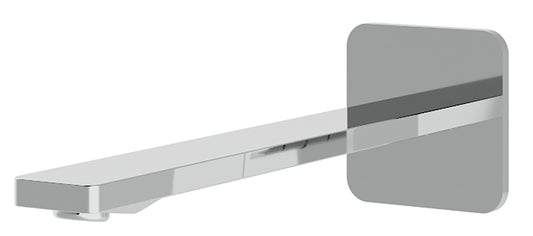 Rubinetterie Treemme 3M Pa36 IT 8B63 CC ZZ HF Bocca a Muro Per Vasca 185 mm Getto Erogazione Uscita Acqua Installazione Parete Materiale Ottone Finitura Cromata Stile Moderno Monoforo Lunghezza 202 mm Portata Acqua 22 Litri Al Minuto