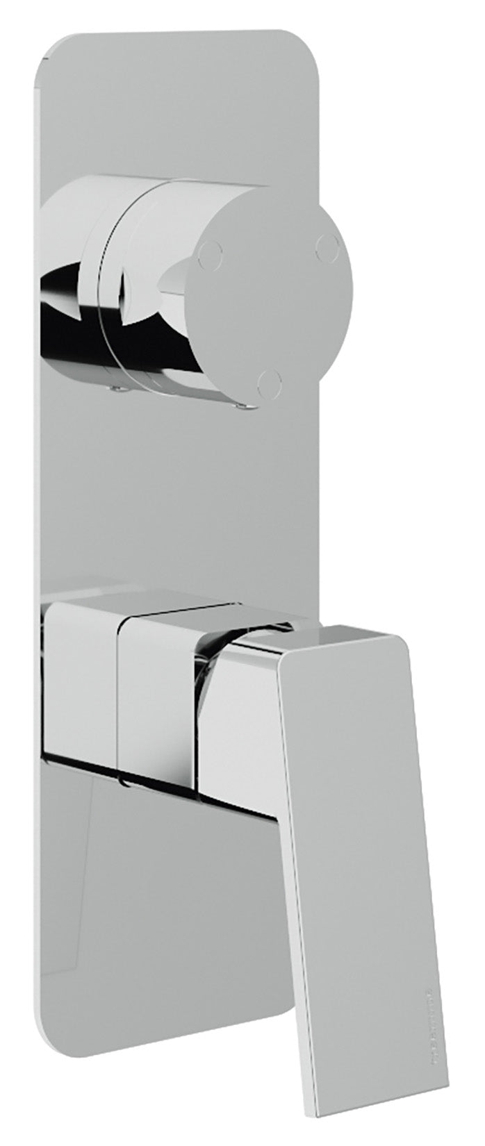 Rubinetterie Treemme 3M Pa36 RWIT 8BA3 CC 01 + RWIT 22A2 ZZ 01 Miscelatore Monocomando Doccia Incasso Muro Con Deviatore 3 Uscite Meccanico Due Fori 1 Leva Con Piastra Verticale Staffa Per Cartongesso Ottone Cromata Parte Interna Esterna Incluse