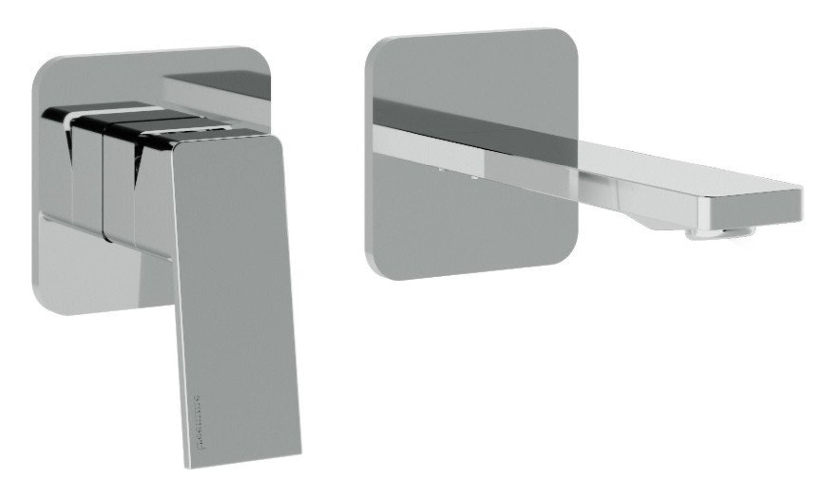 Rubinetterie Treemme 3M Pa36 RWIT 8BC7 CC BC + RWIT 51A5 ZZ 01 Miscelatore Monocomando Lavabo Incasso 110 Installazione Parete 1 Leva a Sinistra 2 Fori Meccanico Moderno Posizione Orizzontale Lunghezza 120 mm Ottone Cromata Parte Interna Esterna Incluse