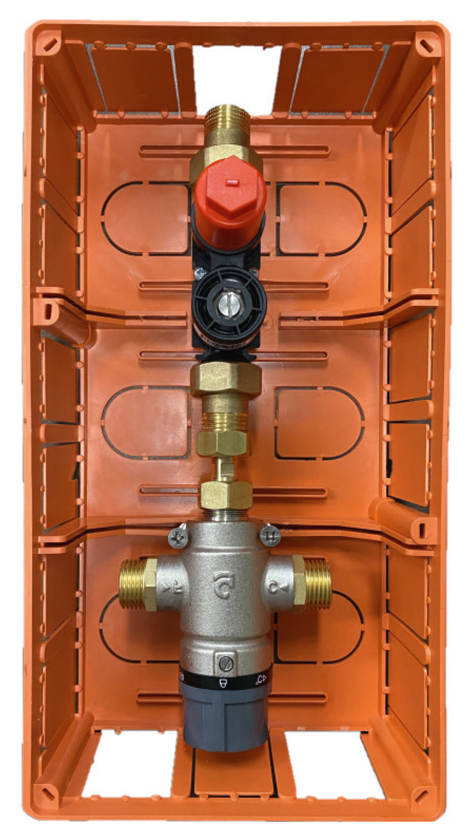 Rubinetterie Treemme 3M Electronic Washbasin Tap RWIT 1395 IS 30 + RWIT 2895 ZZ 05 Sensore Fotocellula Infrarossi Piano Appoggio Elettrica Miscelazione Termostatica Forma Tonda Monoforo Parte Interna Incasso Esterna Incluse Acciaio Inox Spazzolato Opaco