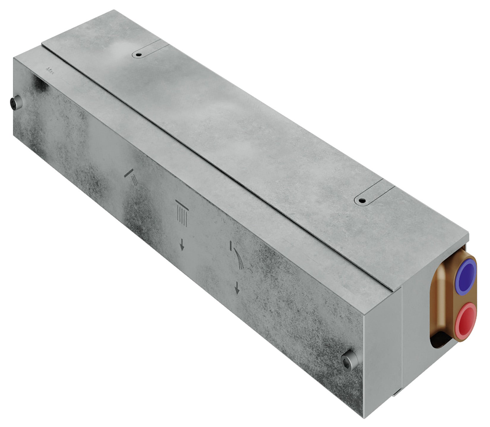 Rubinetterie Treemme 3M Watt RWIT 2B98 IS 01 + RWIT 2B98 ZZ 30 Miscelatore Doccia Termostatico Monocomando Incasso Parete 3 Uscite 6 Fori Stile Moderno Con Piastra Acciaio Inox Spazzolato Opaco Doccetta Metallo Flessibile PVC Parte Interna Esterna Incluse