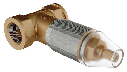 Rubinetterie Treemme 3M Old Italy Sogno RWIT 4440 CC 04 + RWIT 4440 ZZ 02 Rubinetto D'Arresto 1/2" - HOT Sinistro Ad Incasso Installazione Parete Monoforo Materiale Ottone Finitura Cromata 1 Leva Ceramica Bianco Parte Interna Esterna Incluse