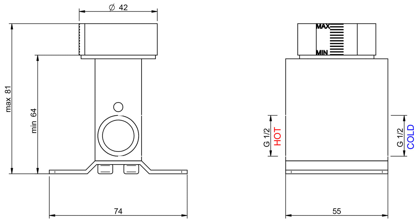 Rubinetterie Treemme 3M 22MM RWIT 6082 IS 01 + RWIT 6051 ZZ 01 Miscelatore Monoforo Lavabo Da Terra Altezza 1203 mm 2 Leve Stile Moderno Materiale Acciaio Finitura Acciaio Spazzolato Opaco Inox Parte Interna Incasso Esterna Incluse