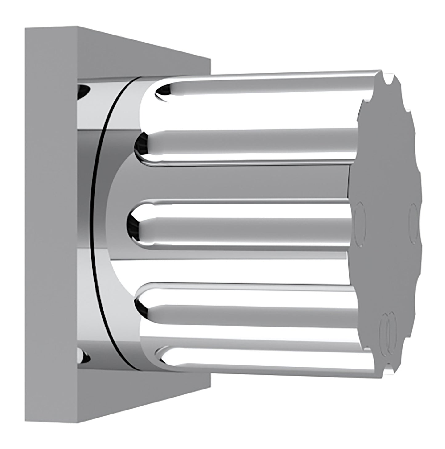 Rubinetterie Treemme 3M Kea RWIT 7AD6 CC 01 + RWIT 7AD5 ZZ 01 Rubinetto D'Arresto Deviatore Incasso 3 Uscite Monoforo Installazione Parete 1 Manopola Materiale Ottone Finitura Cromata Parte Interna Esterna Incluse
