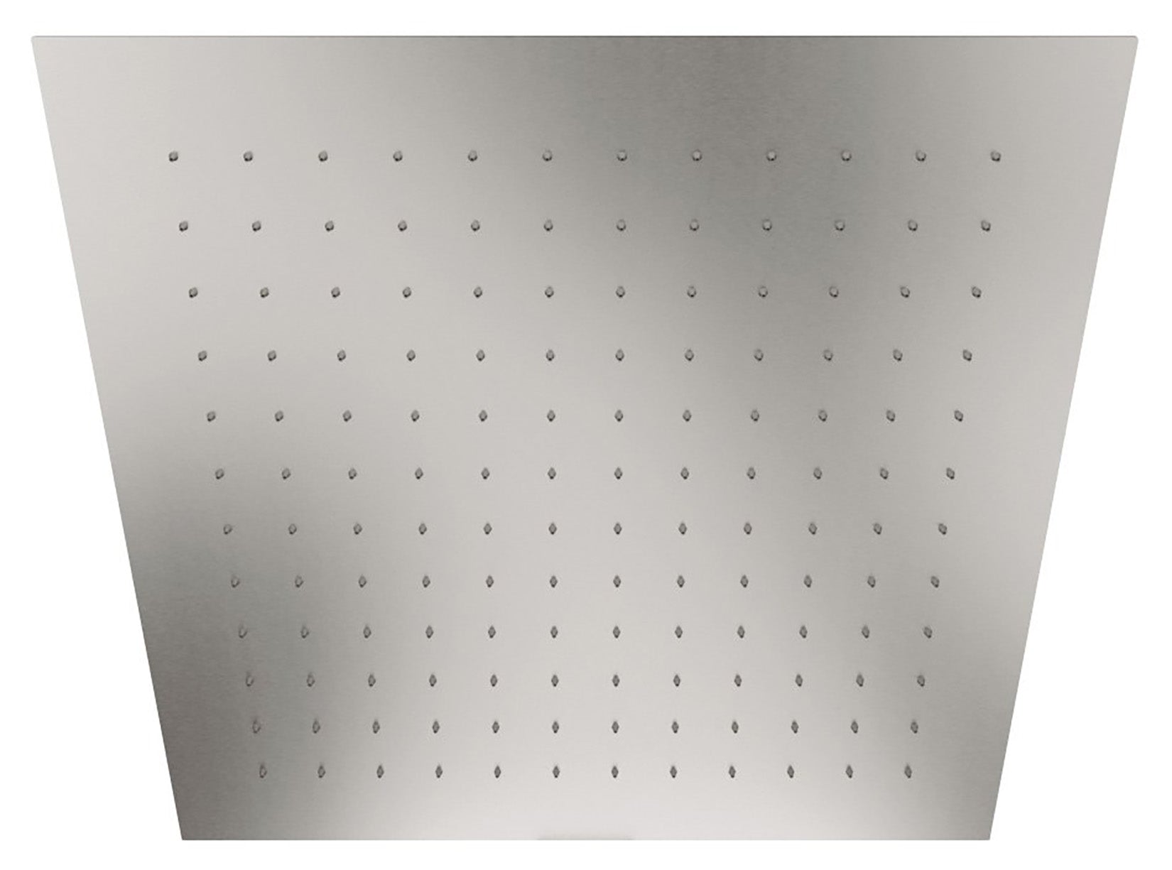 Rubinetterie Treemme 3M Showers IT RTBR 484 IS Soffione Doccia ad Incasso a Soffitto Per Controsoffitto Forma Quadrata Misura 440x440 mm Uscita Acqua a Pioggia Stile Moderno Materiale Acciaio Finitura Inox Spazzolato Opaco