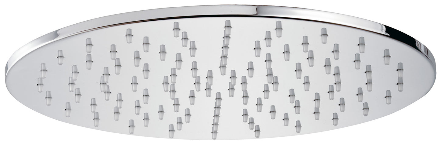 Rubinetterie Treemme 3M SHOWERS Soffione Doccia Rotondo A Parete / Soffitto Diametro Ø 305 mm Pioggia Stile Moderno Materiale Acciaio Finitura Acciaio Spazzolato Opaco Inox