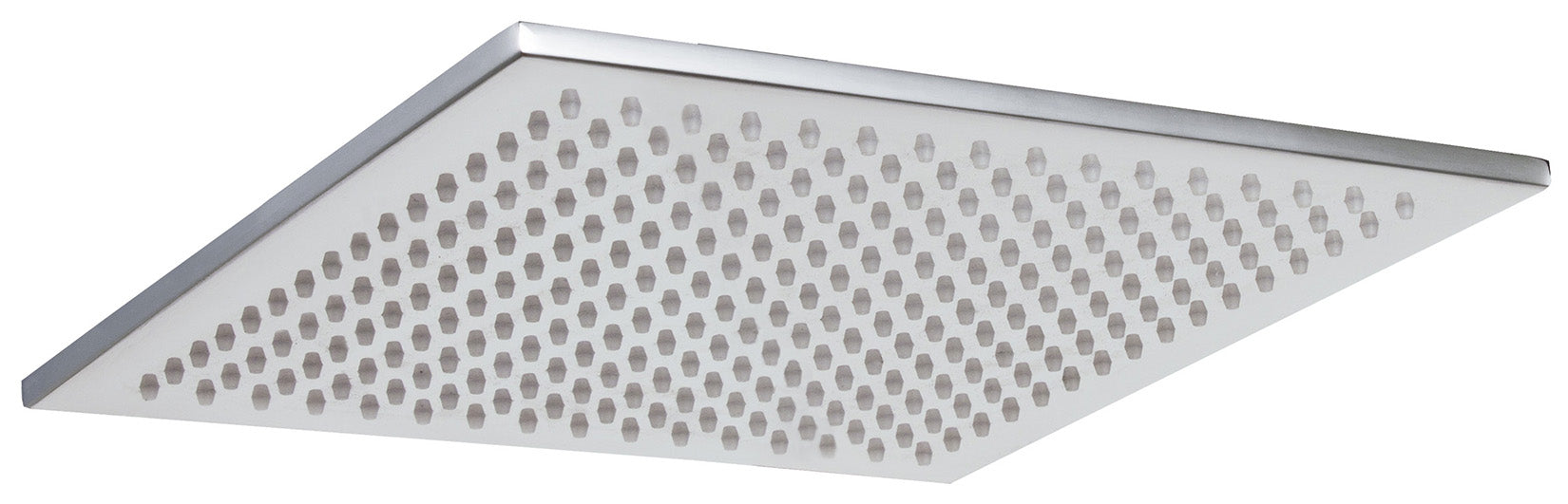 Rubinetterie Treemme 3M SHOWERS Soffione Doccia Quadrato A Parete / Soffitto 255x255 mm Pioggia Stile Moderno Materiale Acciaio Finitura Acciaio Spazzolato Opaco Inox