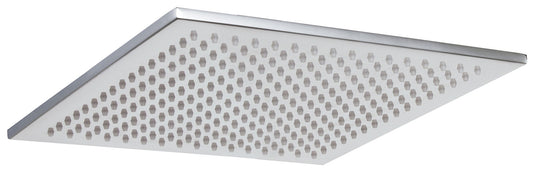 Rubinetterie Treemme 3M SHOWERS Soffione Doccia Quadrato A Parete / Soffitto 255x255 mm Pioggia Stile Moderno Materiale Acciaio Finitura Acciaio Spazzolato Opaco Inox