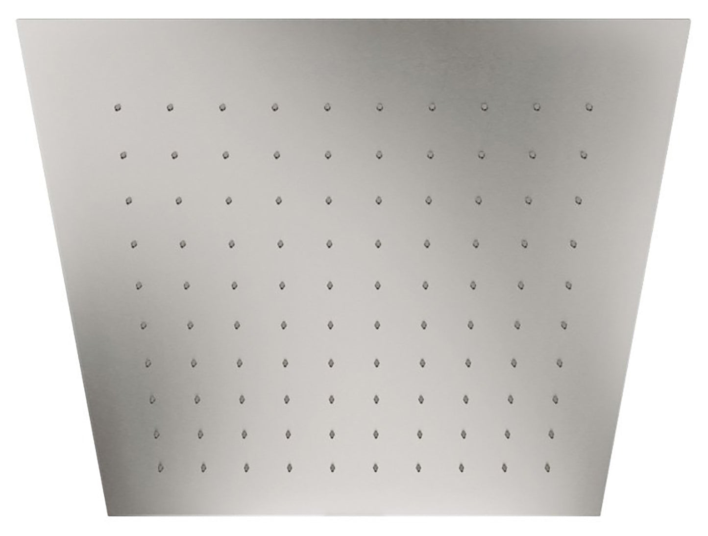 Rubinetterie Treemme 3M Showers IT RTBR 499 IS Soffione Doccia ad Incasso a Soffitto Per Controsoffitto Forma Quadrata Misura 340x340 mm Uscita Acqua a Pioggia Stile Moderno Materiale Acciaio Finitura Inox Spazzolato Opaco