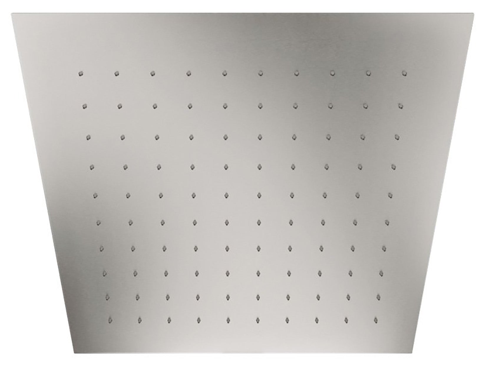 Rubinetterie Treemme 3M Showers IT RTBR 499 IS Soffione Doccia ad Incasso a Soffitto Per Controsoffitto Forma Quadrata Misura 340x340 mm Uscita Acqua a Pioggia Stile Moderno Materiale Acciaio Finitura Inox Spazzolato Opaco